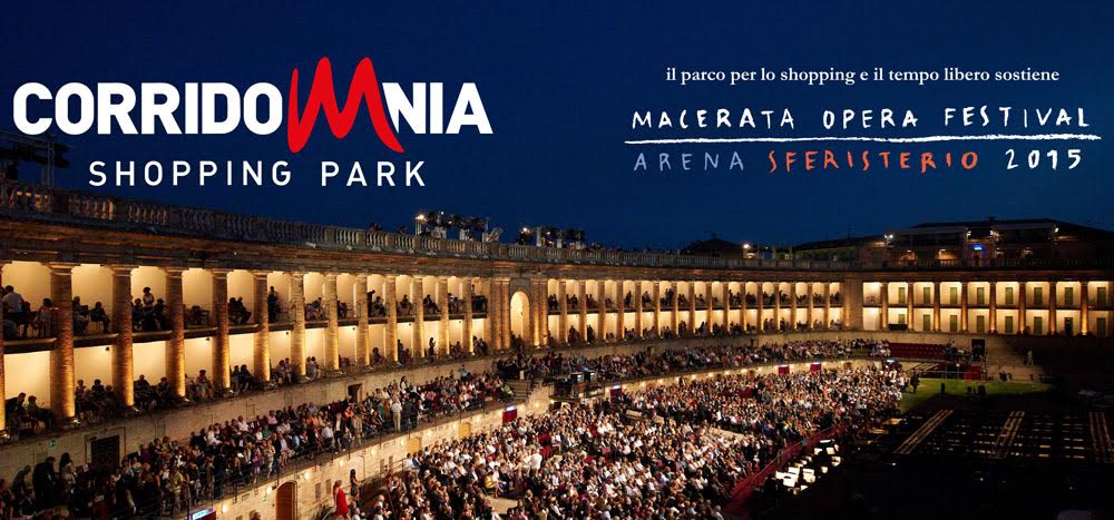 Corridomnia Shopping Park nuovo Major Sponsor del Macerata Opera Festival