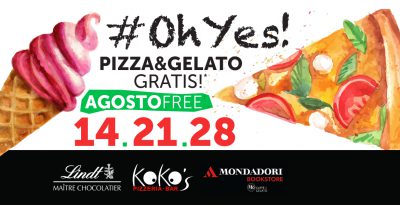 Domeniche di Agosto Gelato & Pizza, #ohyes!